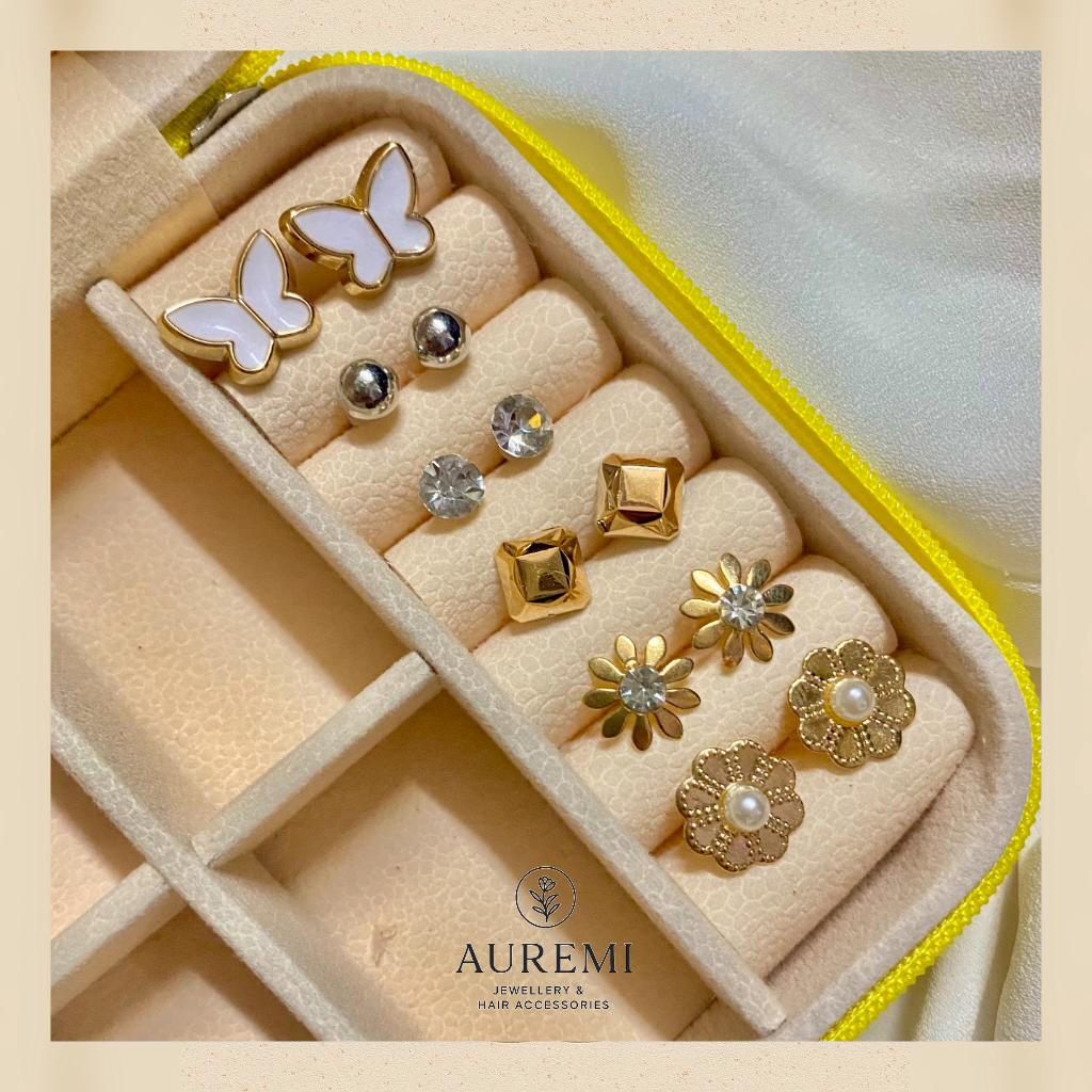 Auremi | 14 Earrings + Free Jewellery Box
